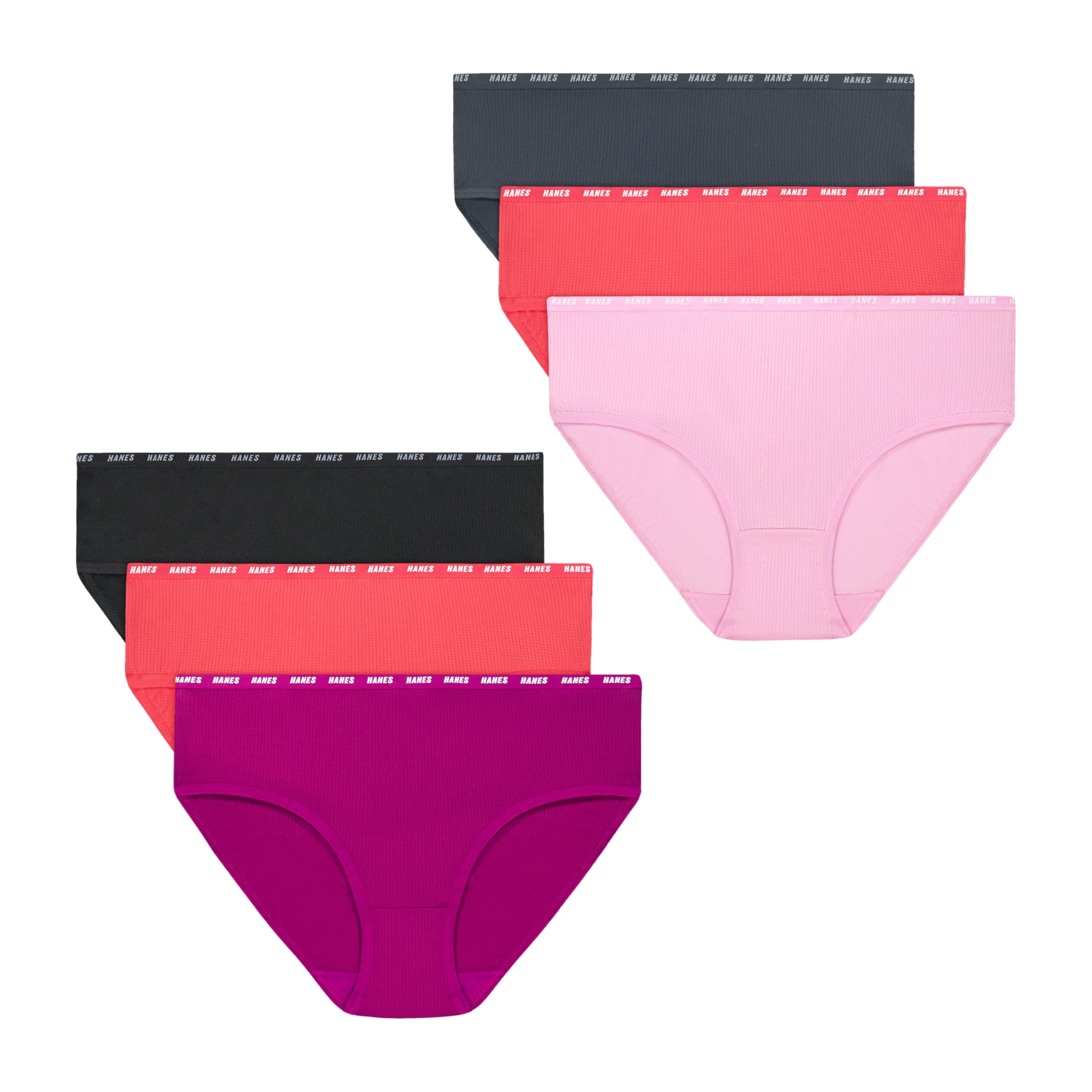 Hanes Girls Big Moves Breathable Stretch Tween Underwear