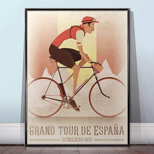 Miniatura 4 de Tour De France Giro D'Italia Vuelta a España Cycle race Grand Tour Bicycle Bike Race Poster Wall Art Print Home Décor cycling, cycle