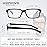 NORPERWIS Reading Glasses 5 Pairs Quality Readers Spring Hinge Glasses for Reading for Men and Women (5pcs - Black/Clear, 4.50)