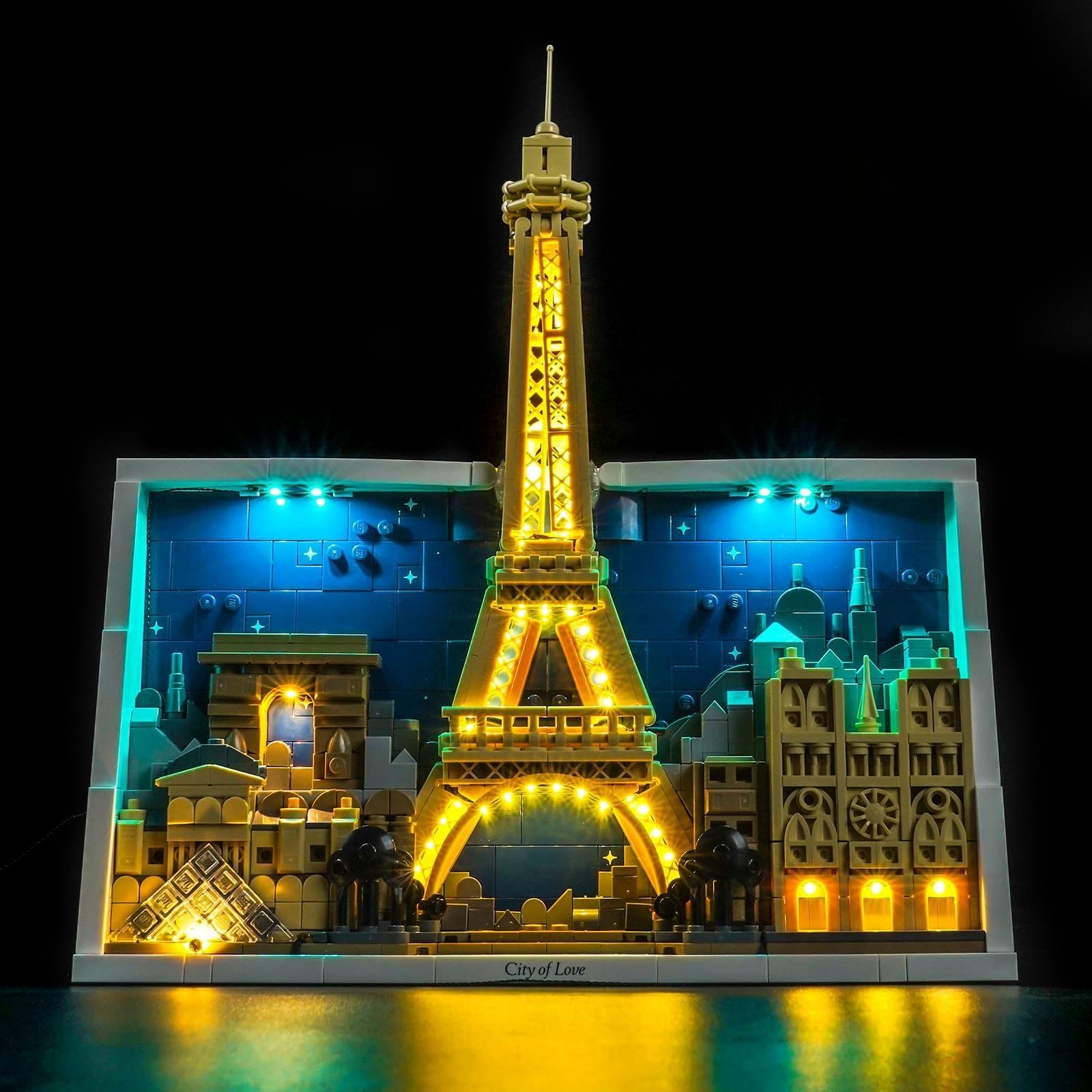 LocoLee RC LED Light Set Compatible with Lego 21064 Paris