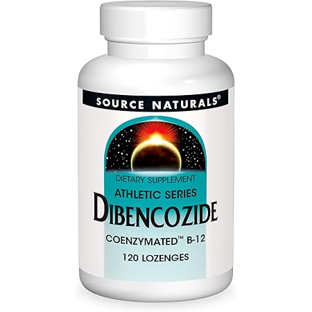 Source Naturals Dibencozide - Coenzymated B-12 Athletic Series, Quick Dissolving Dietary Supplement - 120 Lozenges