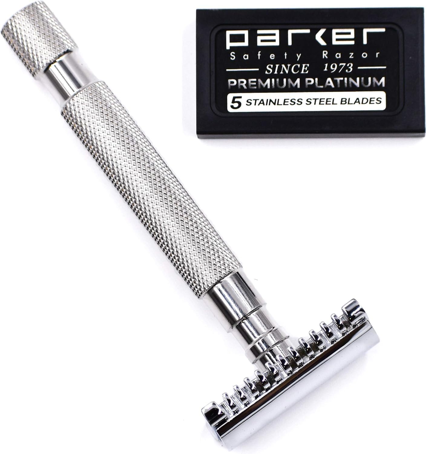 Amazon.com: Parker 68S Stainless Steel Handle Double Edge Safety