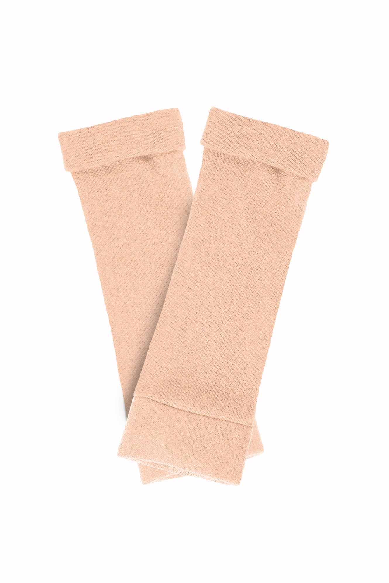 Turtle Doves 100% Recycled Cashmere Fingerless Gloves Blush