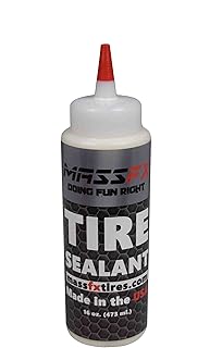 MASSFX Premium Flat Preventative Tire Sealant Made in USA (16 oz) Extends Tire Life and Seals Punctures (1)