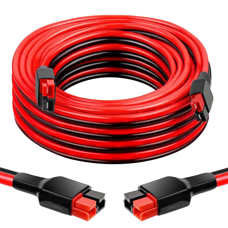 Cabo de Extensão para Energia Solar 10AWG com Conectores Anderson-Style 30 A, 9,14 m, XRDS -RF