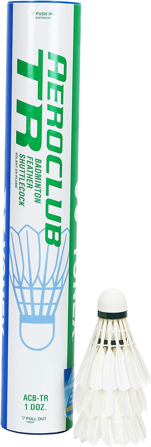 ACB TR Badminton Feather Shuttlecock (White)