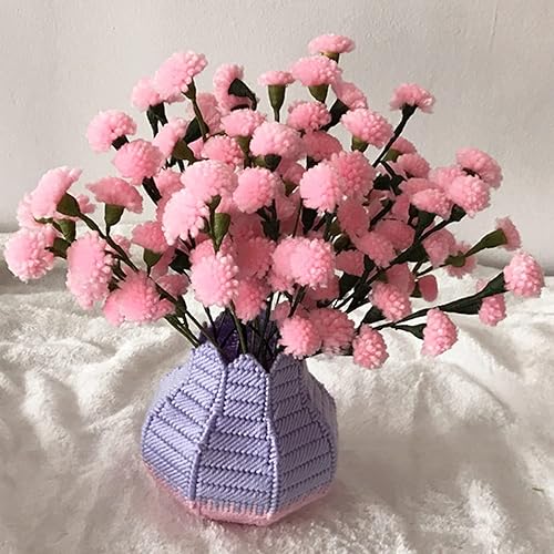 Miniatura 8 de Tosnail 100 hojas de malla de plástico transparente de 3.9 x 3.9in para bordar manualidades