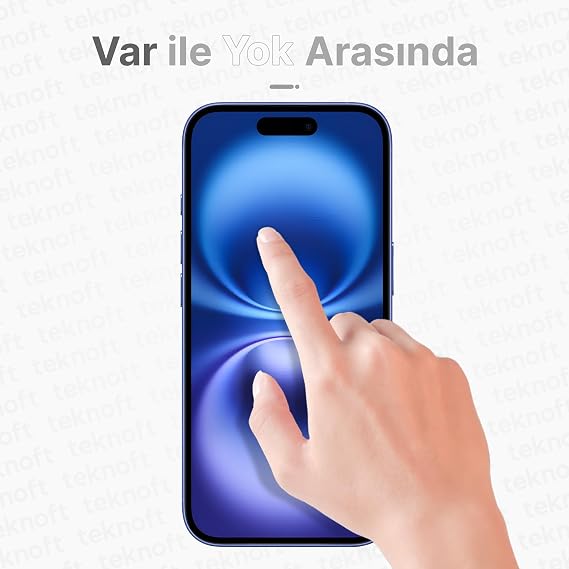 Easy Installation Kit for Teknoft iPhone 16 Smooth Laser Cut Premium Screen Protector Unbreakable Glass That Provides Extra Reinforced Full Protection That Never Leaves Dust Under the Glass When Installing