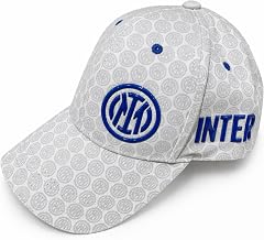 Inter Official Cotton Baseball Cap with Curved and Adjustable Visor - Licensed Product