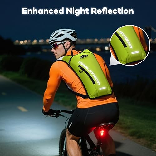 Miniatura 7 de Maelstrom Running Hydration Vest, Hiking Backpack with 2L Water Bladder for Cycling Rave for Men Women