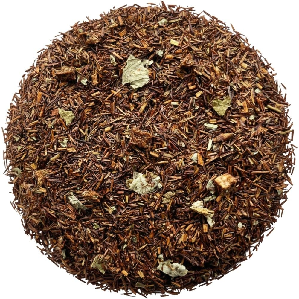 Organiczna herbata Rooibos o smaku wanilii i truskawki – sypana, wegańska, czerwona, w 100% naturalna, bez GMO – z upraw ekologicznych – pakowana we Francji – worek 1 kg (500 filiżanek)