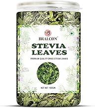 BRALCON Sugarfree Sweetener - 100% Pure Stevia Leaves Extract - Natural Stevia Dry Leaves 100gm |Sugar Free/Zero Calorie Leaves/Sugar free sweetener Extract