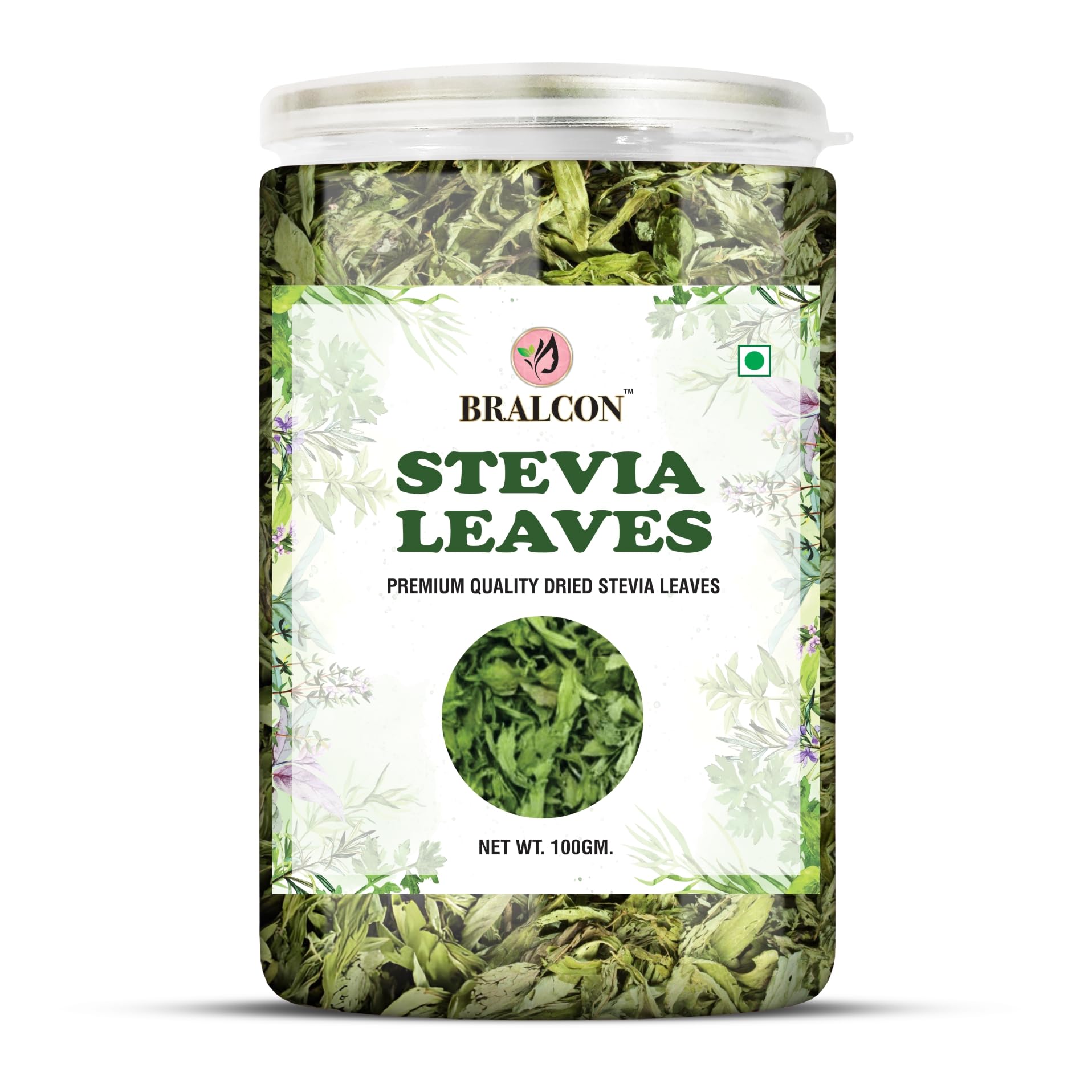 BRALCON Sugarfree Sweetener - 100% Pure Stevia Leaves Extract - Natural Stevia Dry Leaves 100gm |Sugar Free/Zero Calorie Leaves/Sugar free sweetener Extract-image-35
