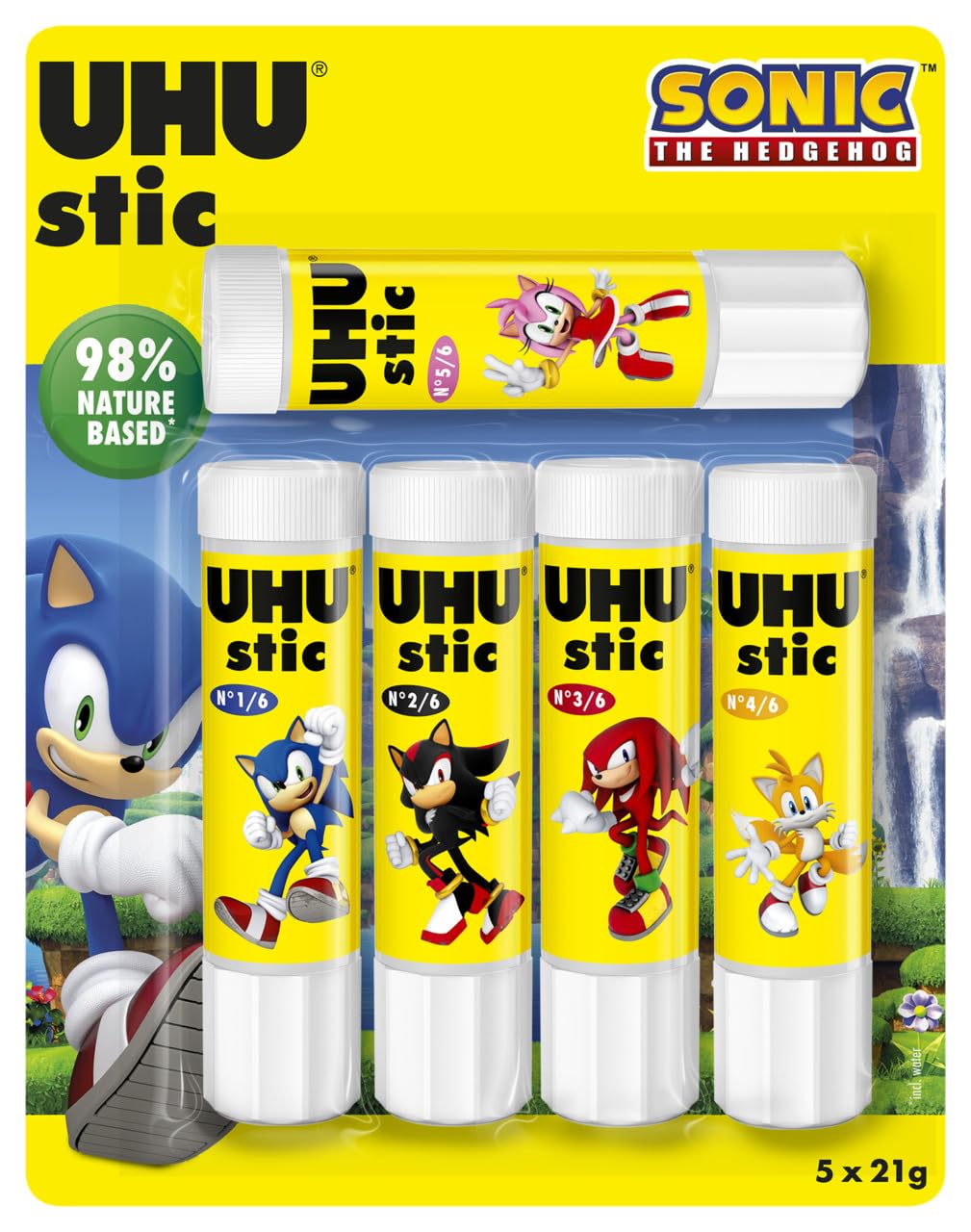 UHU stic Glue Stick BTS 2024 Minecraft 5 x 21 g