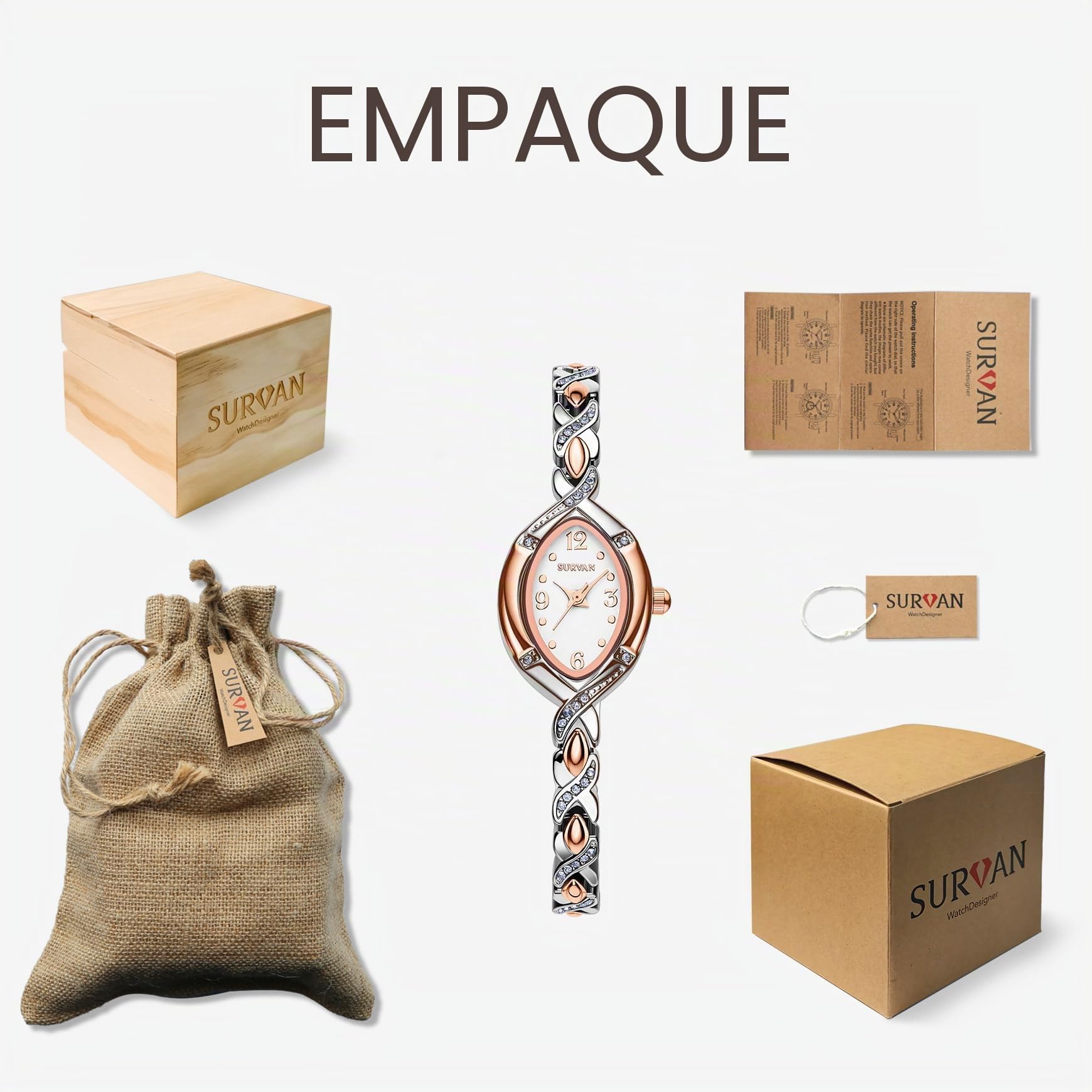 Reloj de pulsera para mujer, reloj de cuarzo japonés de acero inoxidable, correa de latón para mujer