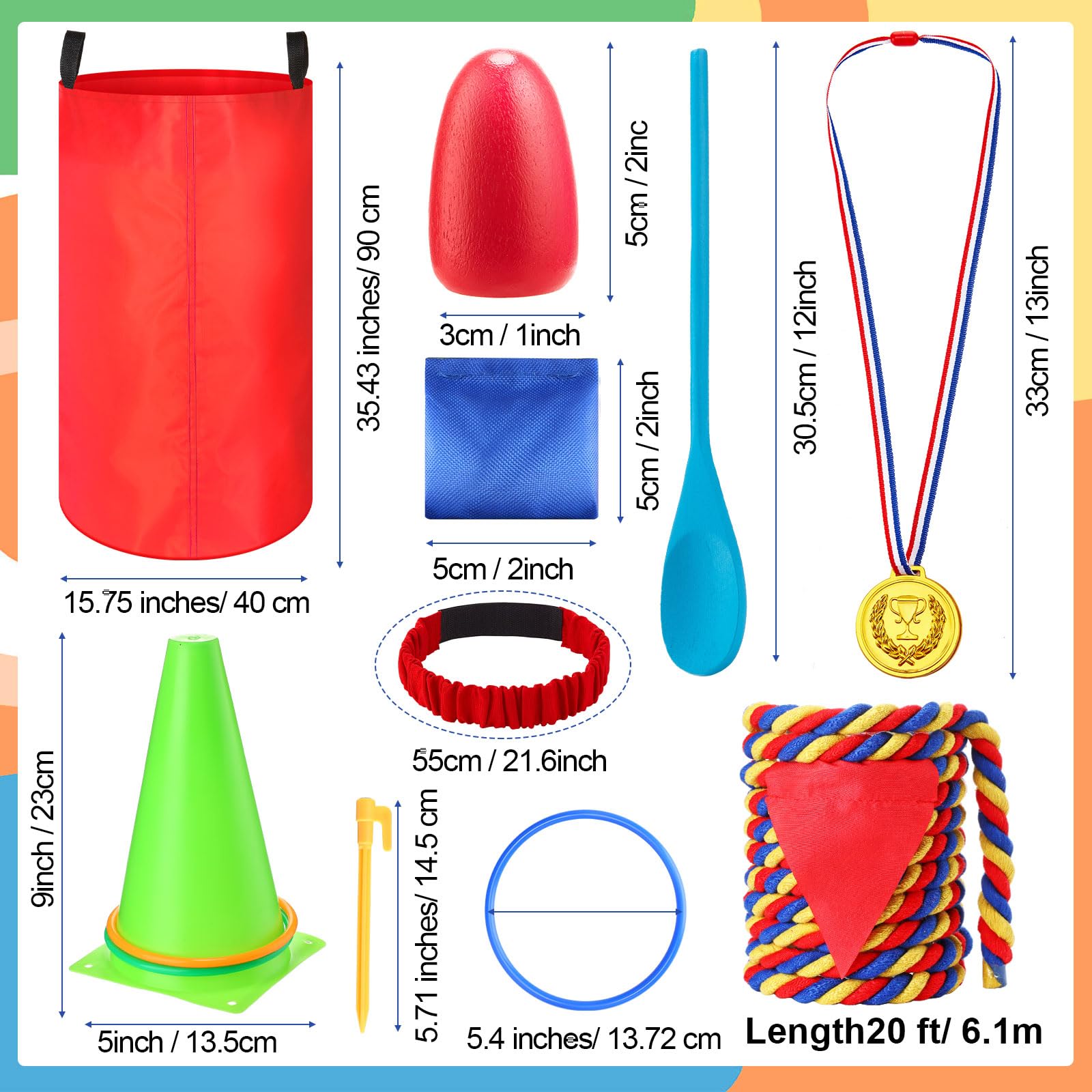 Snapklik.com : 70 Pcs Carnival Outdoor Games Potato Sack Race Bags For ...