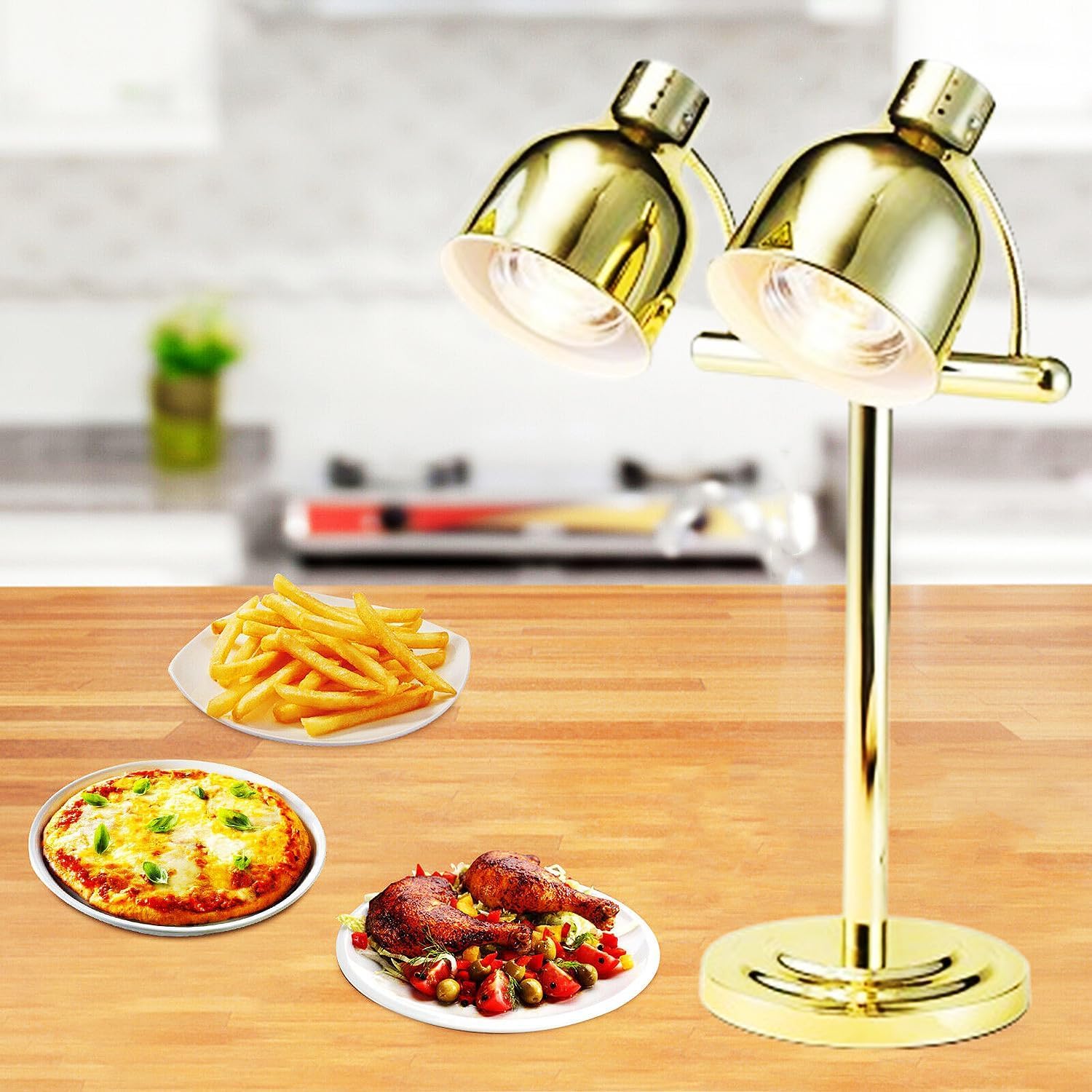 Lampe chauffante buffet portable évite le refroidissement des aliments