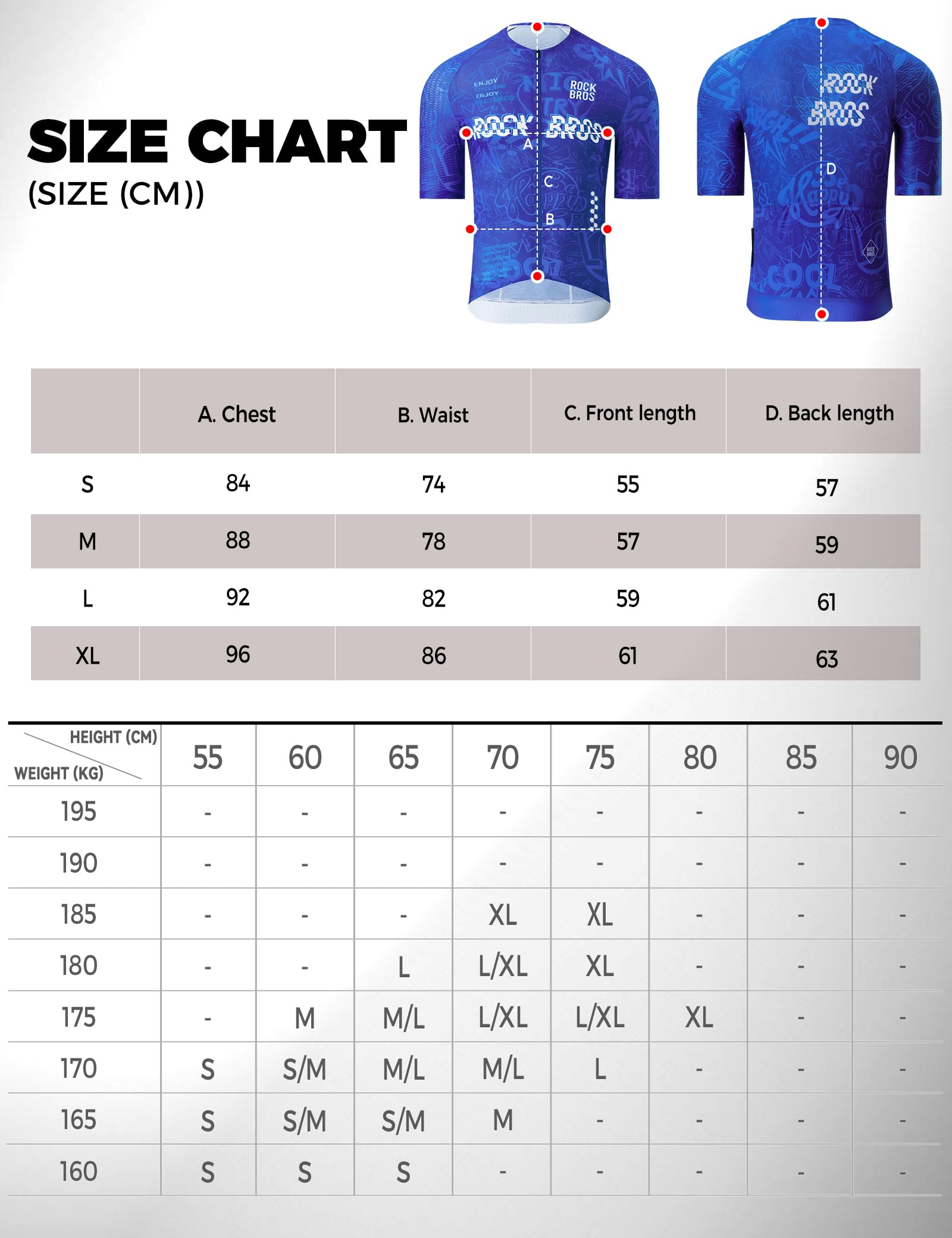 ROCKBROS Radtrikot Kurzarm Herren, Atmungsaktiv Fahrradtrikot | Schnell Trocknend Leichtes Elastisches Cycling Jersey mit 3 Taschen für Sommer Rennrad MTB Outdoor