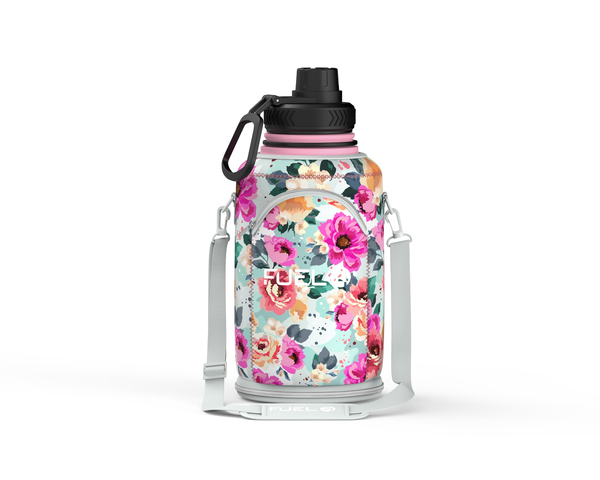 Fuel24 Carrier Sleeve for Stainless Steel Jug - 2,2L, 1.3L Style & Colour Options (Floral, 1.3L)