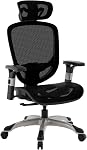 Union & Scale Flexfit Hyken Mesh Task Chair with Adjustable Arms - Black