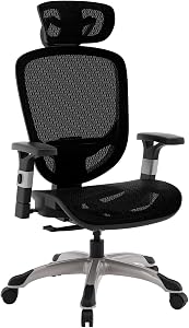 Union & Scale Flexfit Hyken Mesh Task Chair with Adjustable Arms - Black