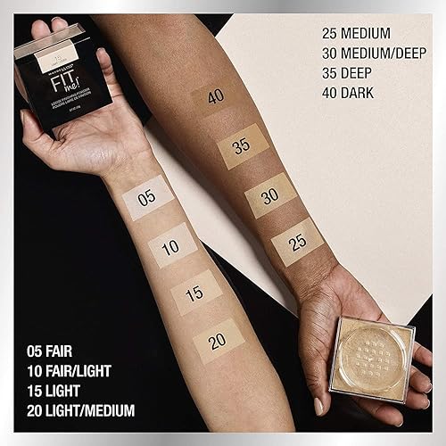 Vista 62 de Polvo fijador suelto Fit Me de Maybelline New York, Oscuro