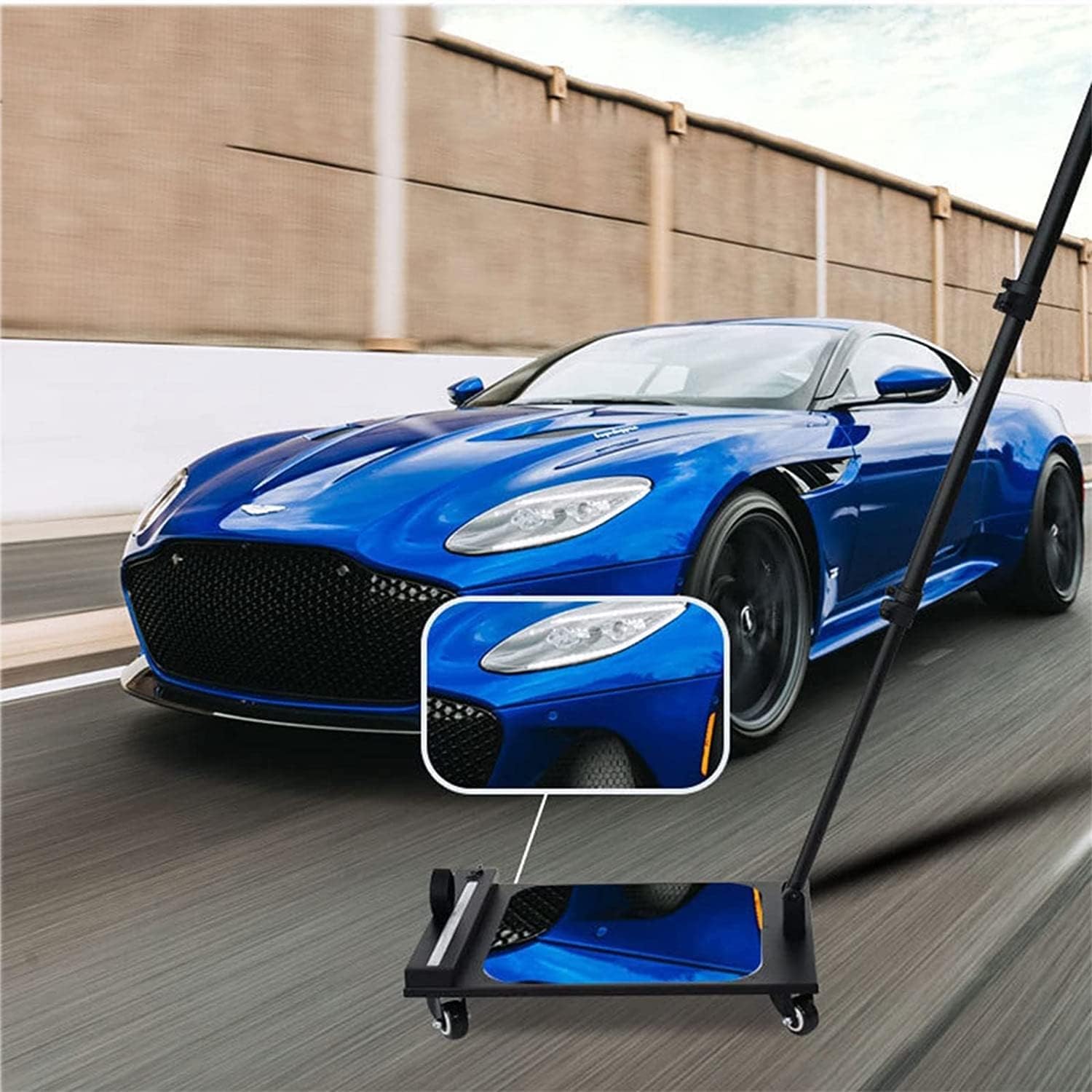 Vehicle Inspection Mirror Telescoping Handle Under Car Inspection Mirror for Home Vehicle Care，Underbody Inspection Mirror with Light，for Inspection of Cars, Trucks, and Equipment