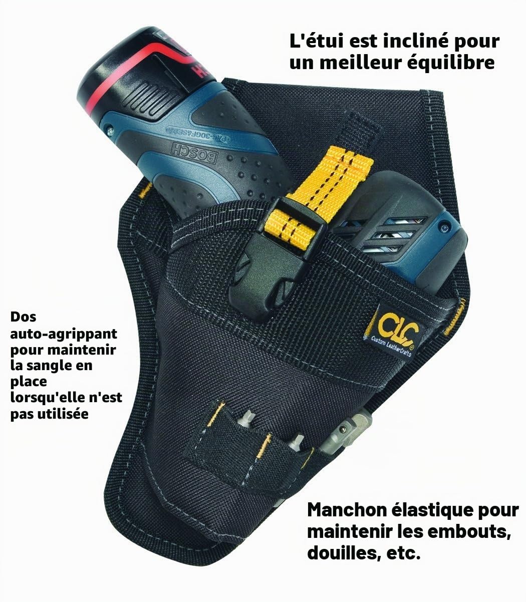 Custom Leathercraft CLC 5021 Impact Driver Holster,Black