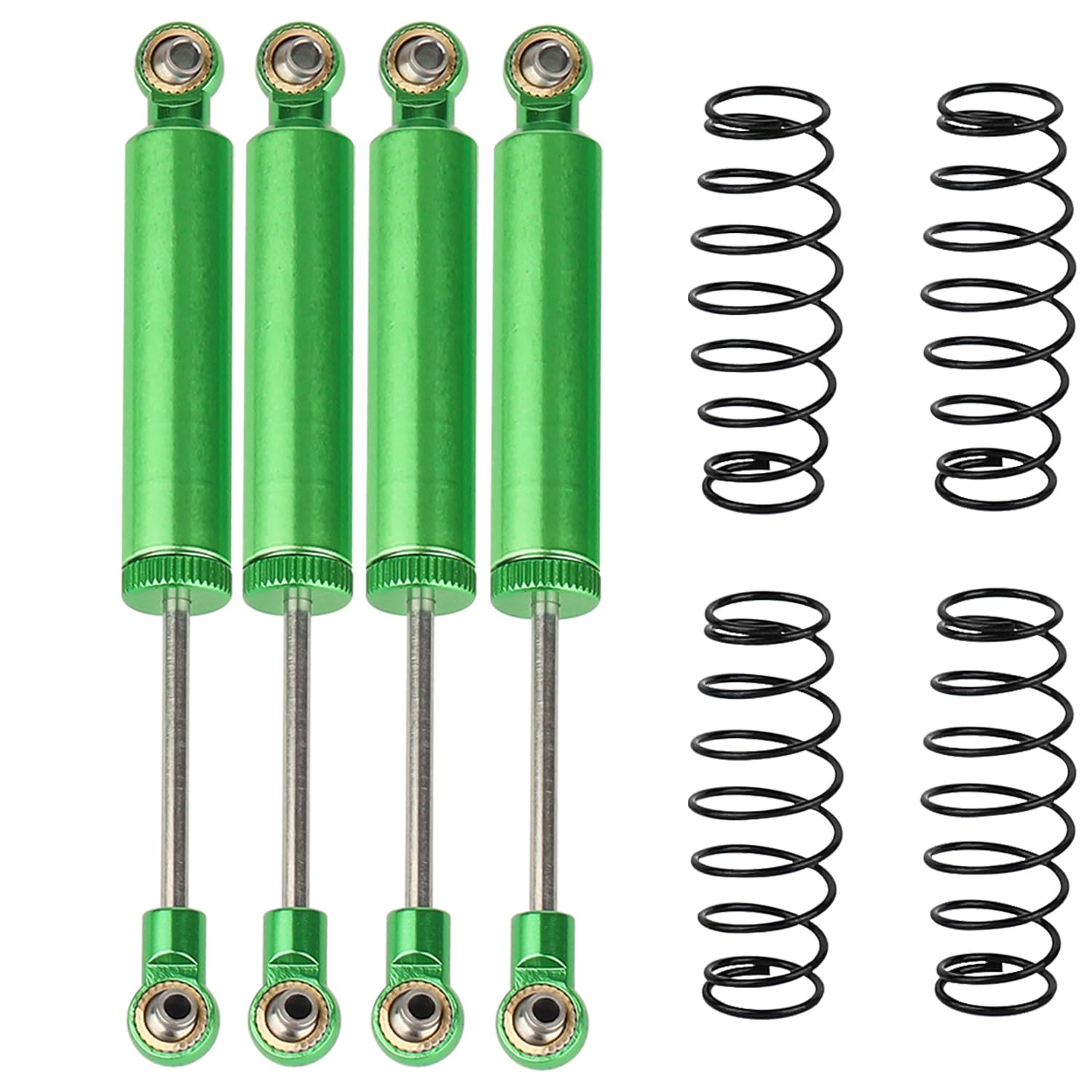 RZXYLRC Shock Absorber Damper Internal Spring Built-in Spring For 1/10 RC Crawler Axial SCX10 I II III RBX10 Wraith TRX4 MST Redcat (green, 110mm)