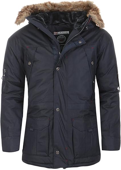 BILBOQUET MEN - Parka Passe Tête Chaude Homme Imperméable