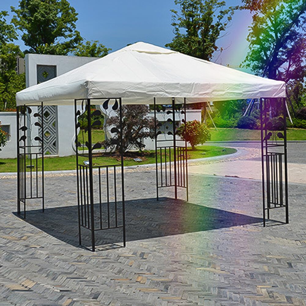 x Wodoodporny baldachim do pawilonu, zapasowy pokrowiec na dach namiotu Sune Pavil do schronienia na zewnątrz, patio, ogrodu i na imprezy