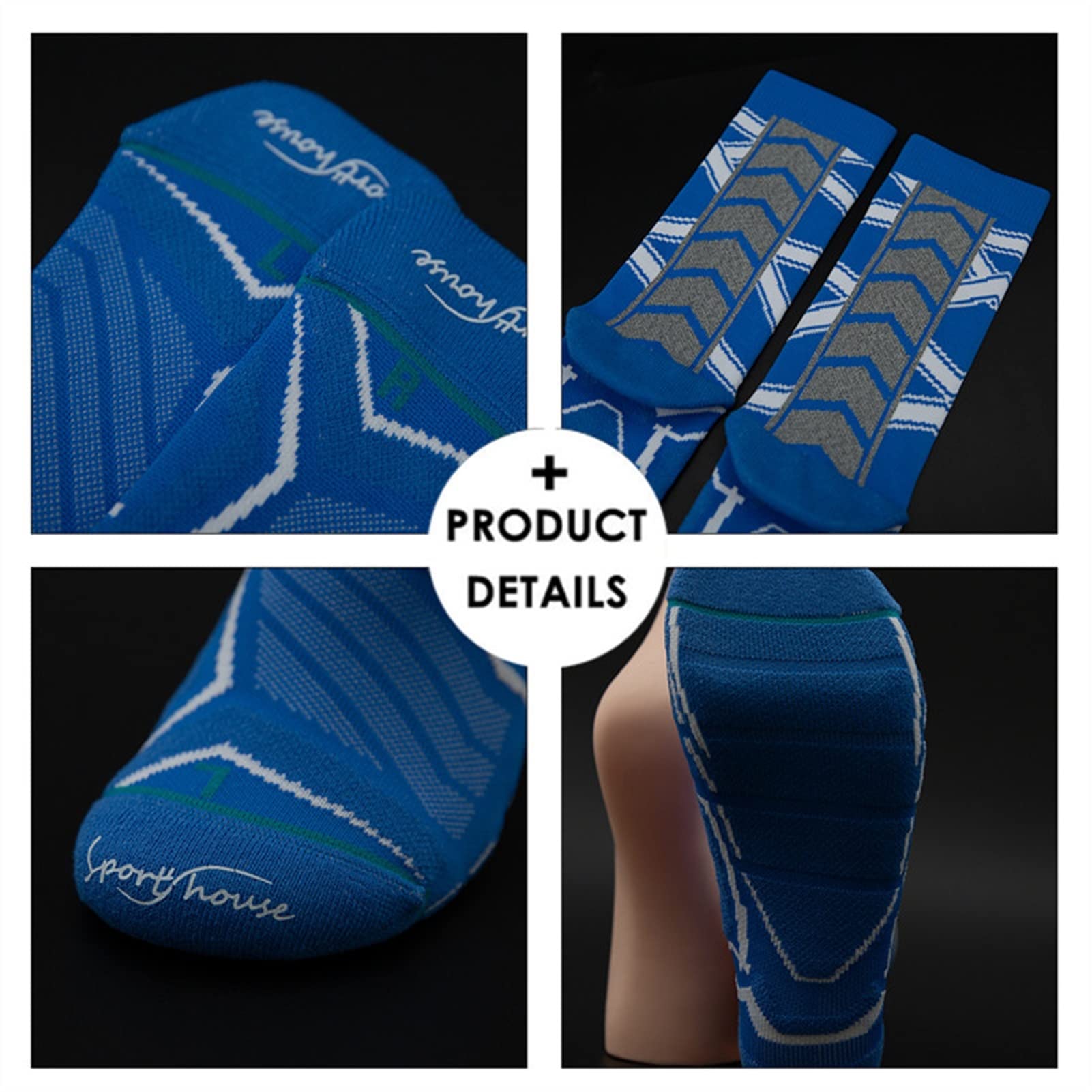 Calcetines de algodón de los Hombres Transpirables espesados ​​Terry Professional Baloncesto Calcetines Compresión Deporte Sock Sport Calcetines Raning Calcetines Deportivos