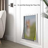 Vista 5 de Solapas de repuesto extra grandes para puerta de perro con tornillos, compatibles con puertas de perro PetSafe Freedom PAC 11-11040, miden 13 1/8” x