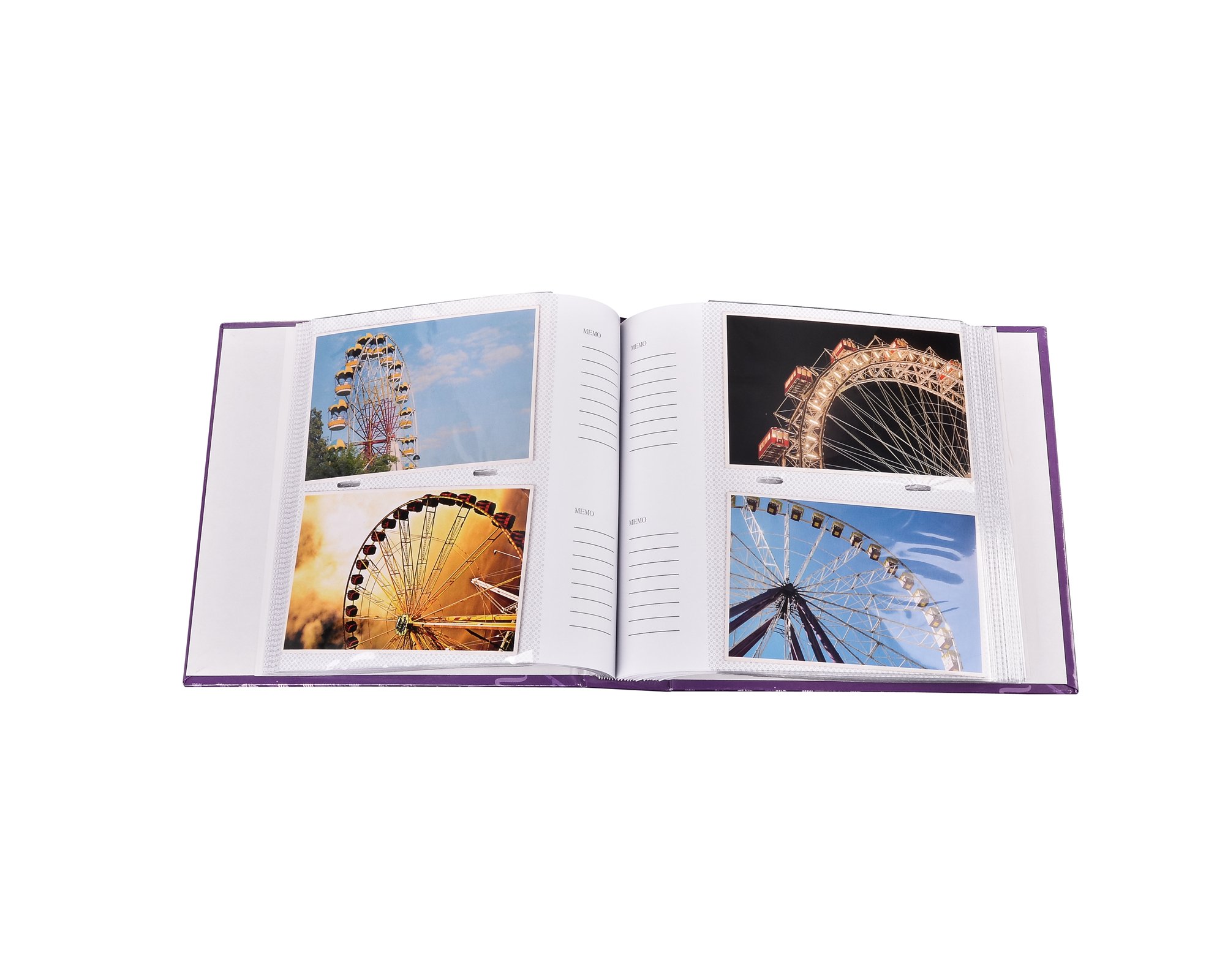 ARPAN Album Voor 300 Foto's 10 X 15 Cm Met Ruimte Voor Notities Naast Elke Foto En Insteekpaginas Lichtroze 22 X 45 X 33 Cm