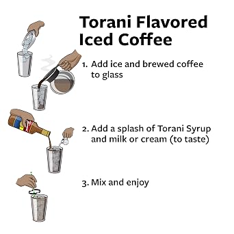 Torani Salted Caramel Flavored Drink Syrup, 25.4 fl oz, 4 Pack