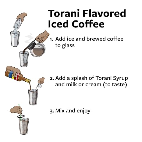 Torani Salted Caramel Flavored Drink Syrup, 25.4 fl oz, 4 Pack