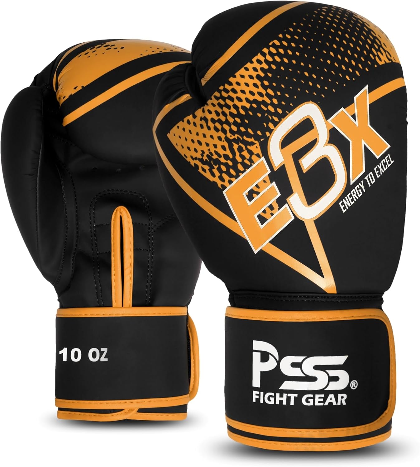 PSS Boxing Gloves for Kids/Youth Training Sparring, Kickboxing, Muay Thai, MMA, Heavy Punching Bag Mitts Focus Pads Workout Durable PU Leather, High-Density Foam Padding 4 6 8 10 Oz