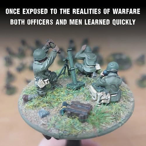 Miniatura 5 de Wargames Delivered - Bolt Action US Army Support Group - Miniaturas de 0.11 pulgadas (1.102 in), incluye 10 miniaturas de metal, 1 HQ, 1 equipo MMG,