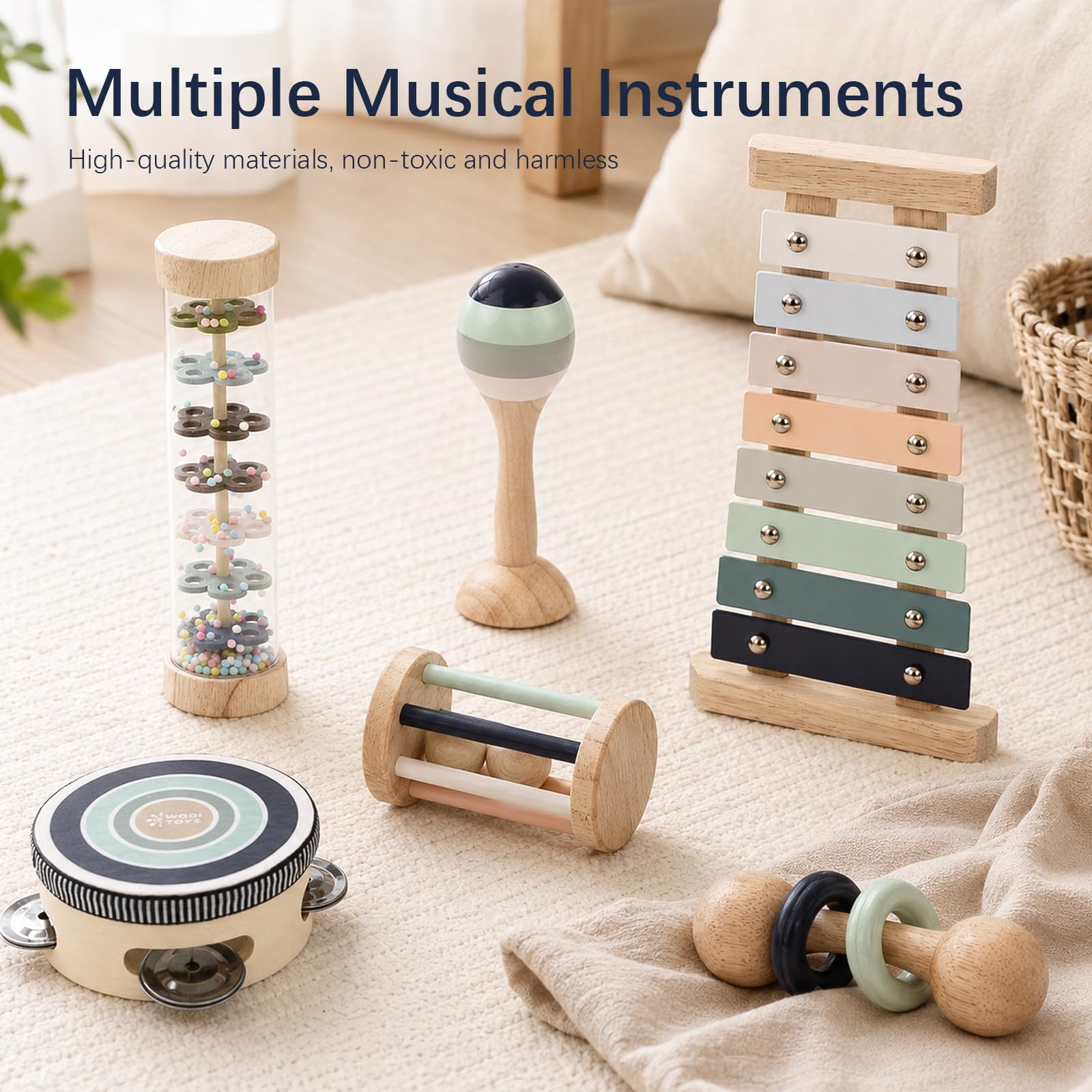 Gioco Musicale In Legno 12 In 1 Per Bambini, Giochi Montessori Sensoriale