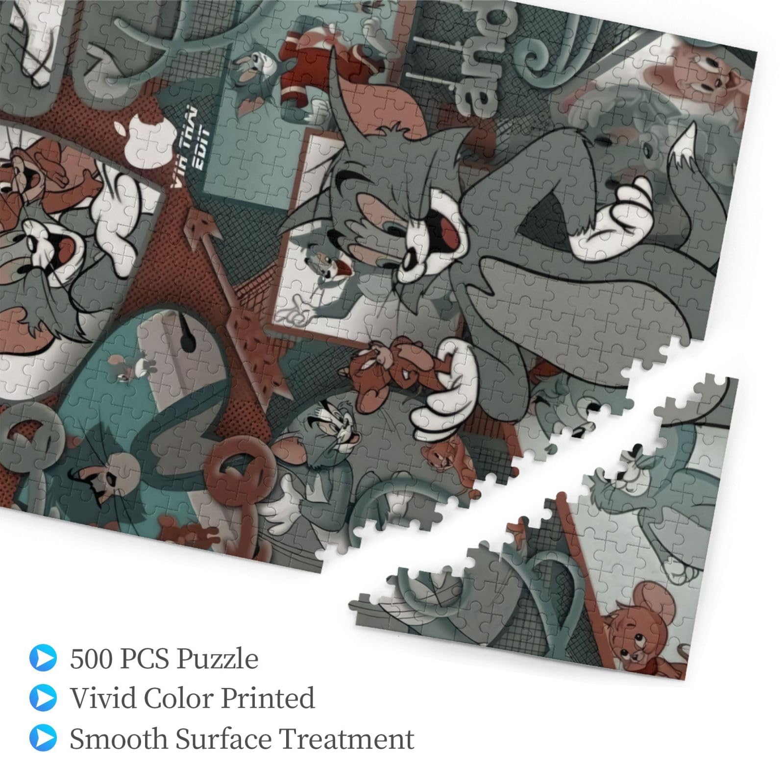 Amazon.co.jp: パズル トムとジェリー アニメ 500ピース ジグソー 大人