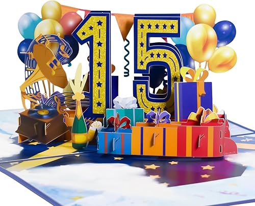 Miniatura 7 de Magic Ants Tarjeta de cumpleaños número 45 y aniversario, tarjeta de feliz cumpleaños 45 para mujeres, hombres, esposa, marido, mamá, papá, ella,