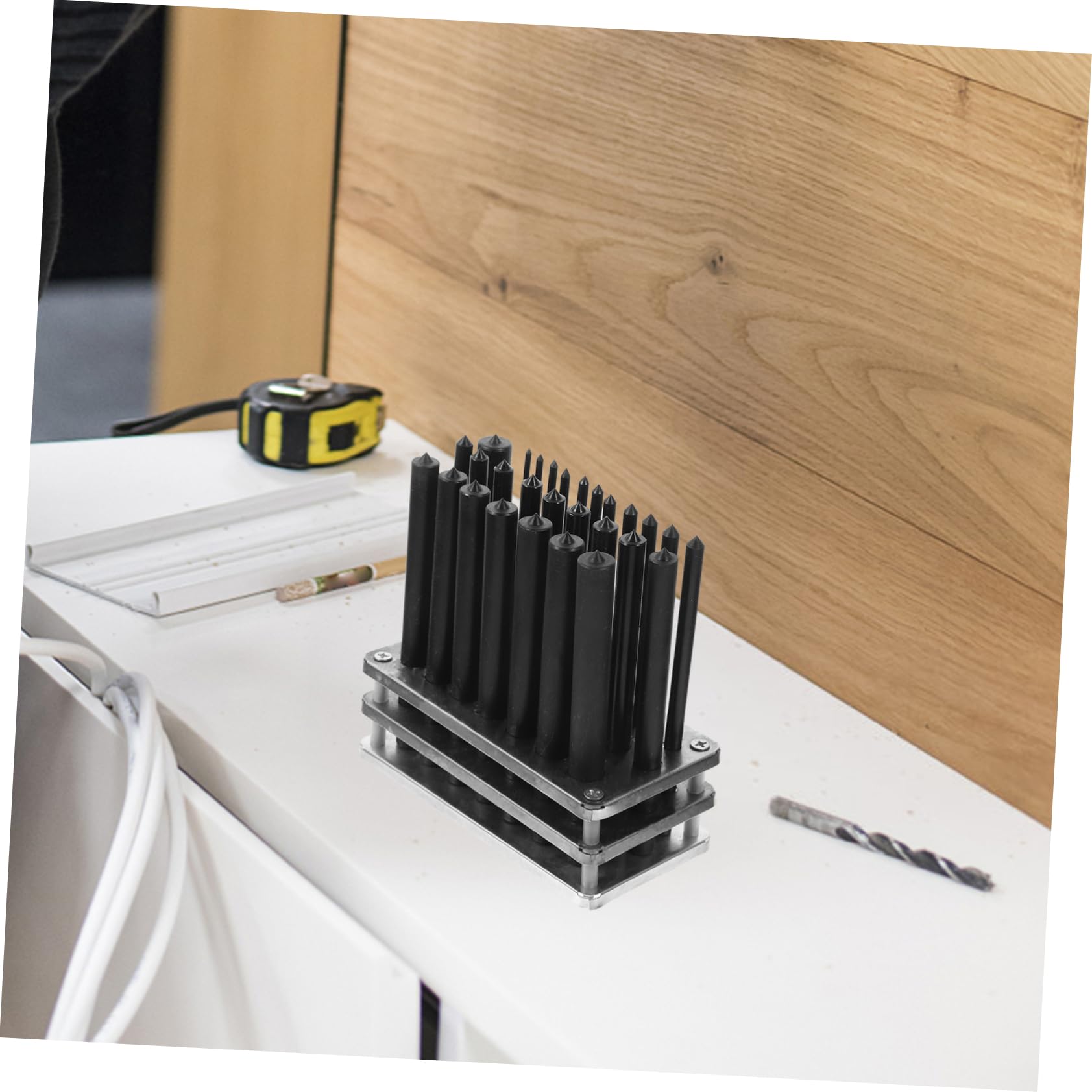 Balacoo Mechanical Repair Tools 28pc Cylindrical Punch Set Punches Chisel Set Steel Material