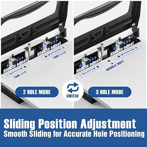 Miniatura 42 de XOOL Kit de herramientas con ojales, herramienta de perforación de artesanía en cuero, 1/2" y 3/8