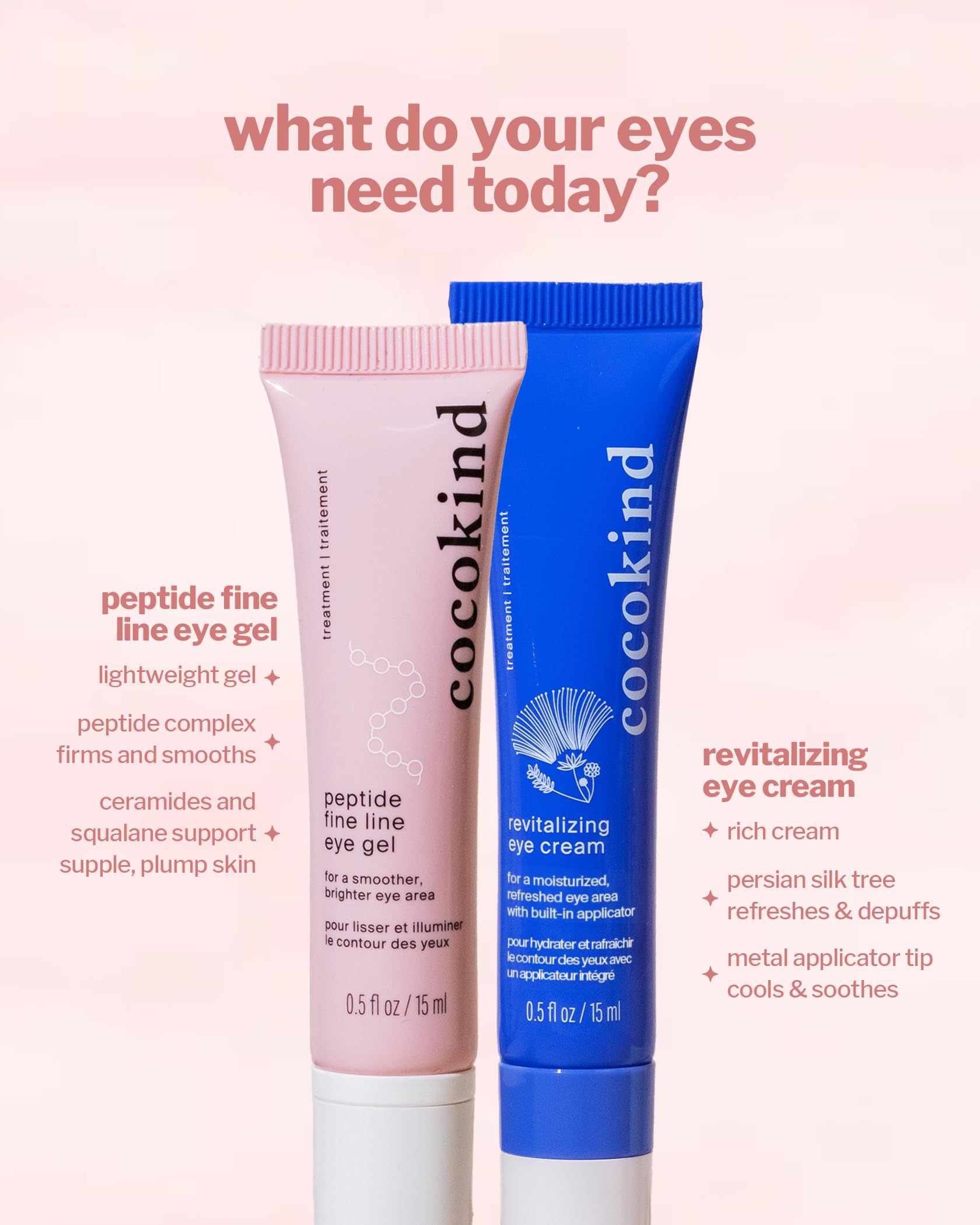 Cocokind Peptide Eye Gel Hydrating Fine Line Treatment for Sensitive Skin