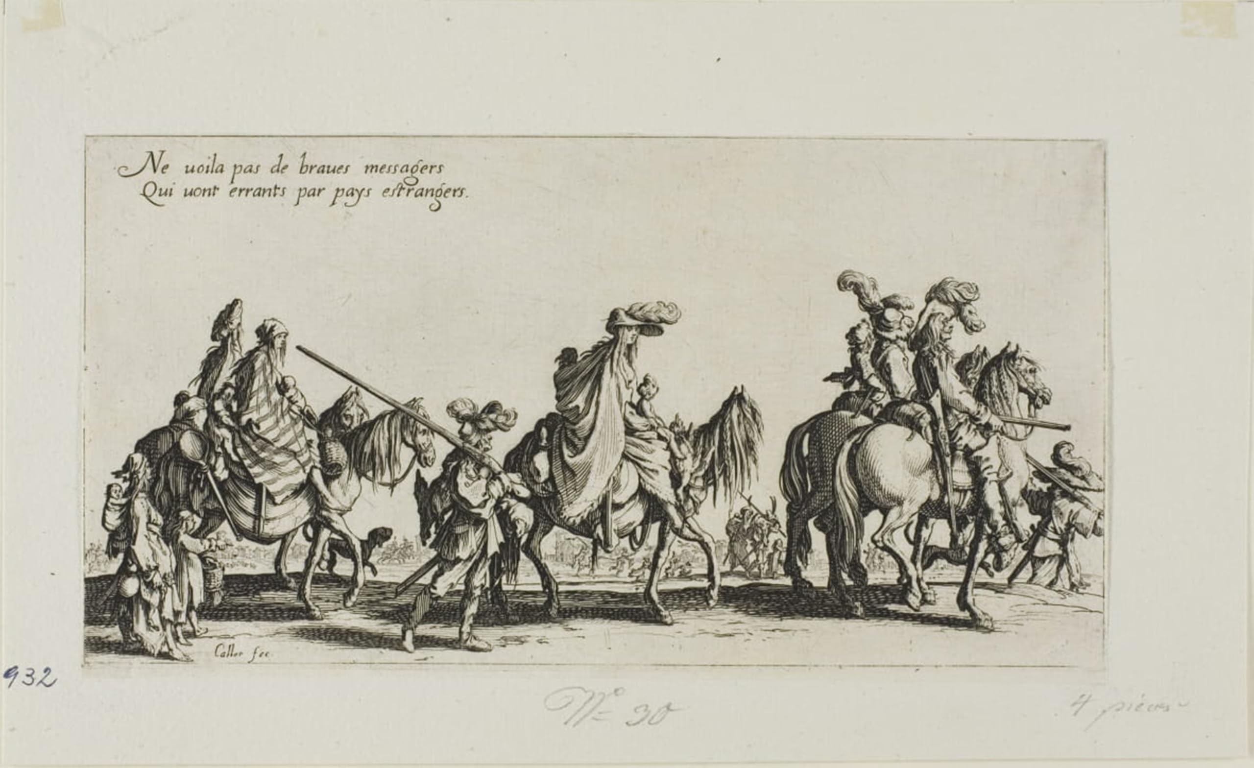 La marcia boema di Jacques Callot lienzo decorativo para salones y despachos elegantes 60x90cm 5