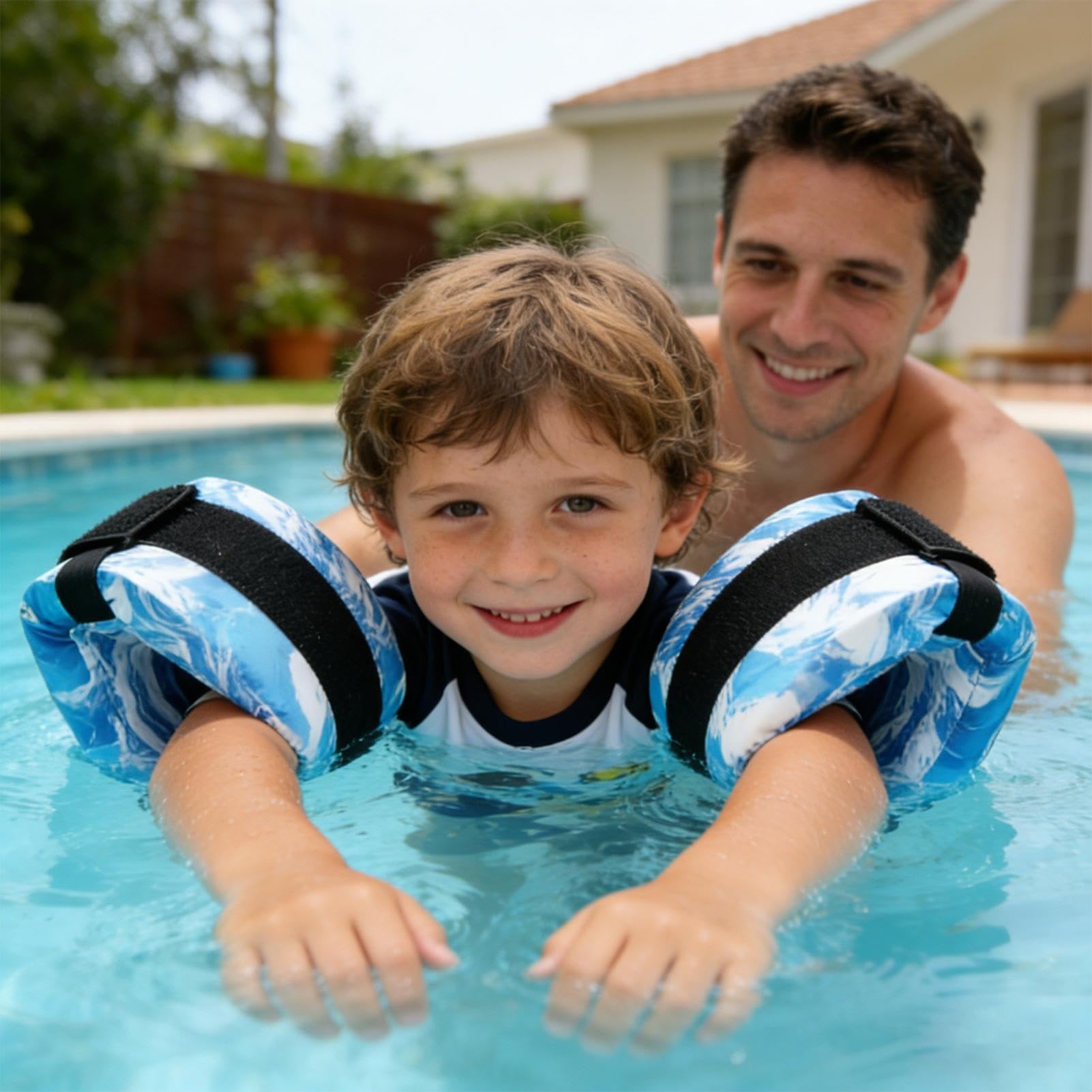 Braccioli Salvagente per Adulti,Cintura Morbida Regolabile Elastica,Galleggianti Piscina Attrezzatura Acquagym - per Lago Fiume Palestra Fitness Allenamento Esercizio Gioco Aerobica