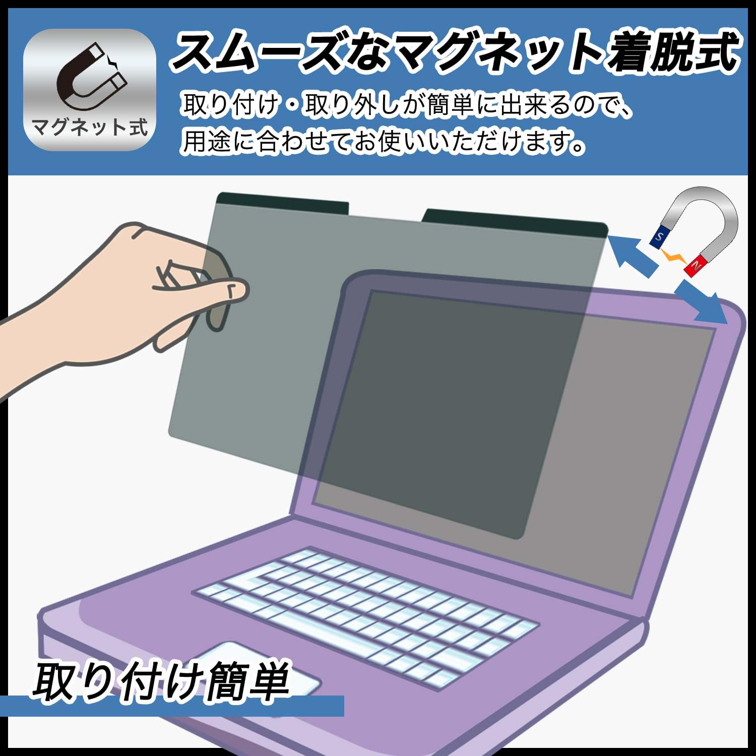 W*H様 ThinkPad X1 Nano Gen 1 + 着脱可能のぞき見防止 Amazon | ClearView [着脱式] Lenovo ThinkPad X1 Nano Gen 1 非タッチ