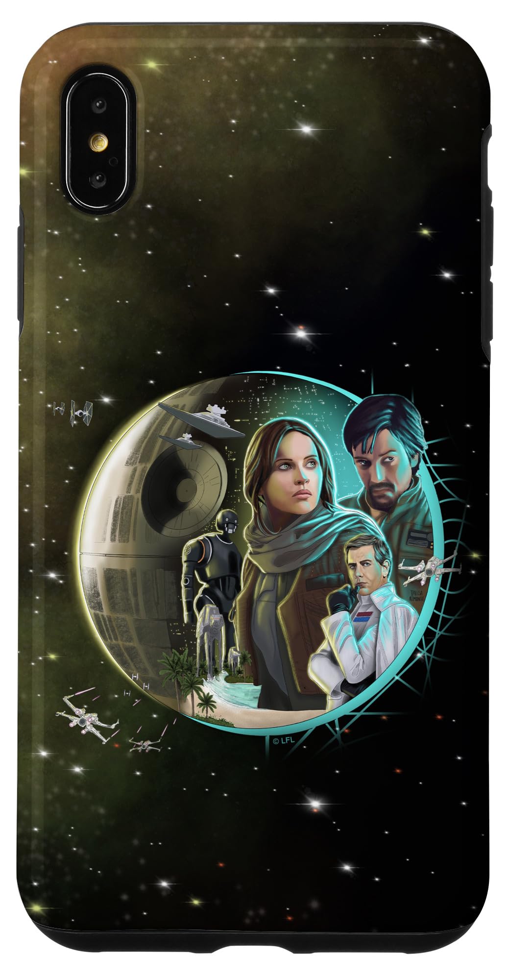 Coque iPhone XS Max Star Wars Rogue One rigide et résistante pour téléphone Apple - 4