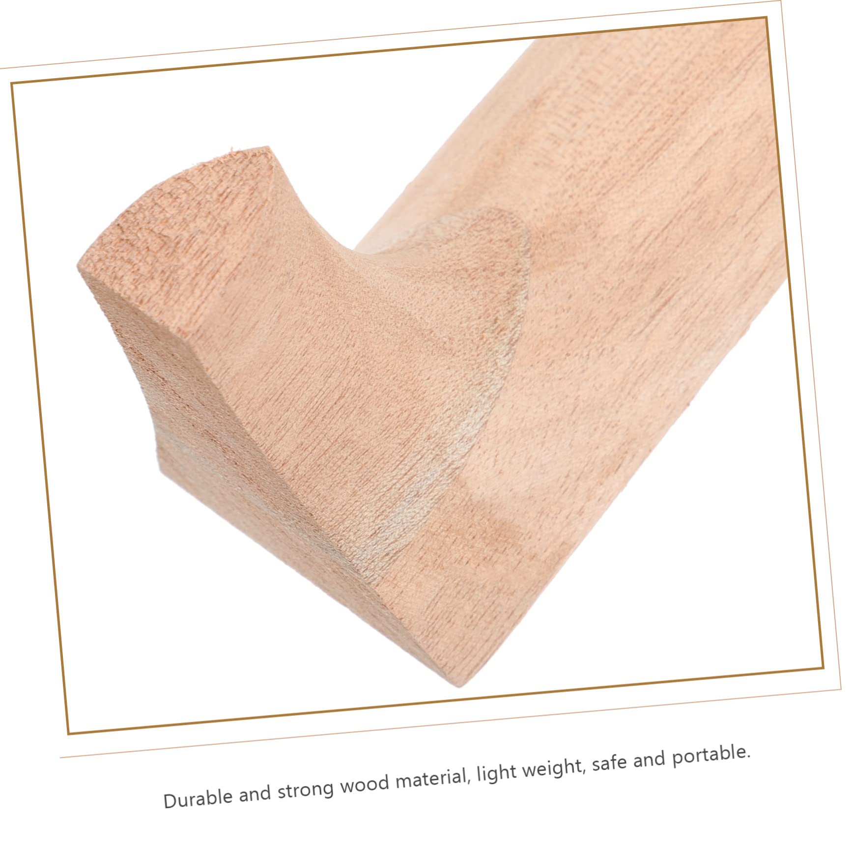 BESTonZON 4pièces Manche De Ukulélé Bois Massif Fait Main Accessoire Diy Pour Instrument De Musique Remplacement Durable Et Facile à Installer