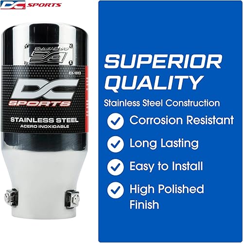 Miniatura 4 de Silenciador de punta de escape de DC Sports